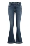 7 For All Mankind High-rise Bootcut Jeans In Navy