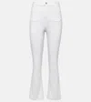 7 For All Mankind High-rise Cropped Slim Jeans In Blue