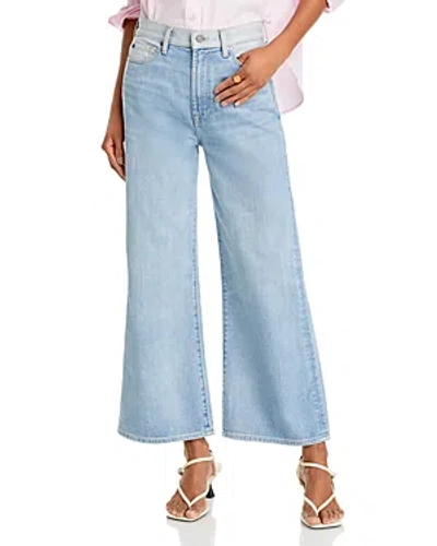 7 For All Mankind High Rise Cropped Jeans In Retreat
