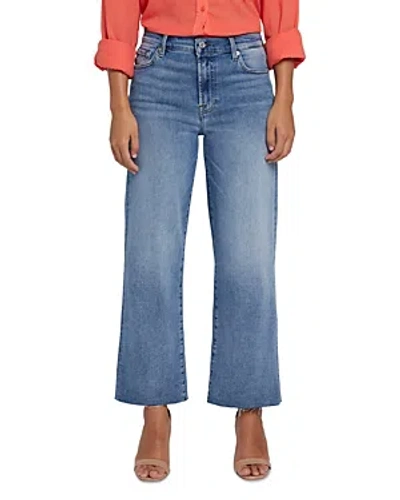 7 For All Mankind High Rise Cropped Wide Leg Alexa Jeans In Heidi