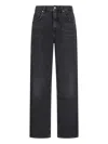 7 For All Mankind High-rise Jeans In Black