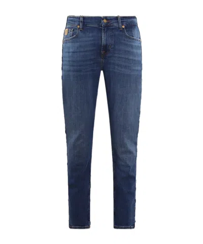 7 For All Mankind High-rise Jeans In Blue