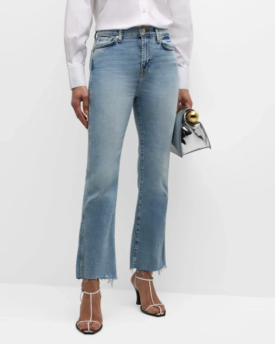 7 For All Mankind High-rise Slim Kick Jeans In Love Soul
