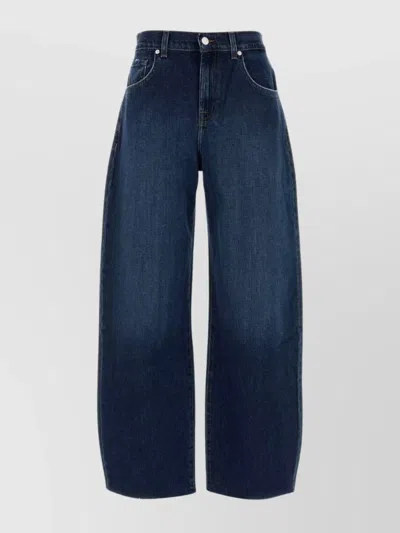 7 FOR ALL MANKIND HIGH-RISE WAIST WIDE-LEG JEANS