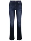 7 For All Mankind Western Modern Dojo Flared Jeans In Blue