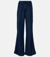 7 For All Mankind High-rise Wide-leg Jeans In Blue