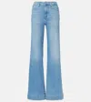 7 For All Mankind High-rise Wide-leg Jeans In Blue
