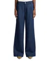 7 For All Mankind High Rise Wide Leg Pants In Halona In Blue