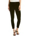 7 For All Mankind High-waist Ankle Skinny Black Super Skinny Jean In Black