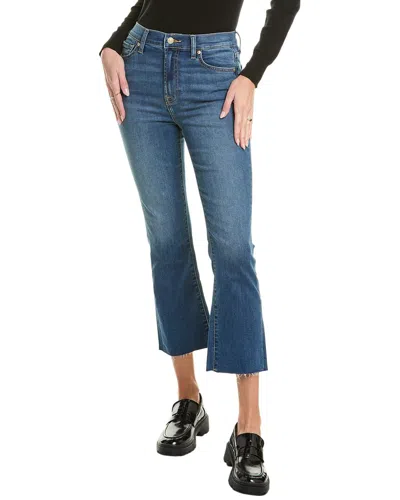 7 For All Mankind High-waist Autumn Slim Kick Jean In Blue