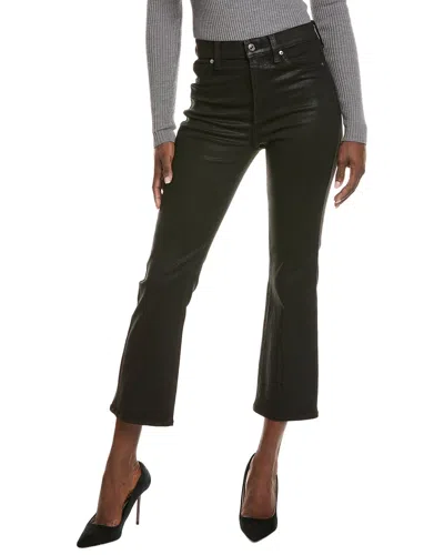 7 FOR ALL MANKIND 7 FOR ALL MANKIND HIGH-WAIST COATED BLACK JEAN
