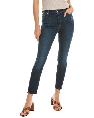 7 For All Mankind High-waist Dian Ankle Skinny Jean In Blue