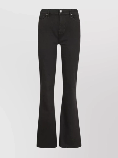 7 FOR ALL MANKIND HIGH WAIST FLARED SLIM FIT TROUSERS