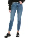 7 For All Mankind High-waist Gwenevere Ankle Cut Jean In Blue