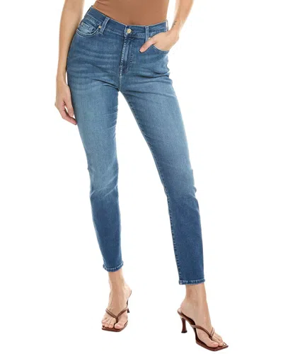 7 For All Mankind High-waist Gwenevere Sal Jean In Blue