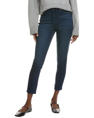 7 For All Mankind High-waist Gwenevere Santiago Ankle Jean In Blue