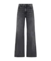7 For All Mankind Denim Trousers With Belt Loops In Multi
