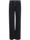 7 For All Mankind High-waist Jeans In Black