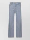 7 For All Mankind High Waist Relaxed Fit Trousers