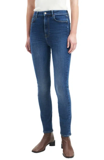 7 For All Mankind High Waist Skinny Jeans In Sophieblu