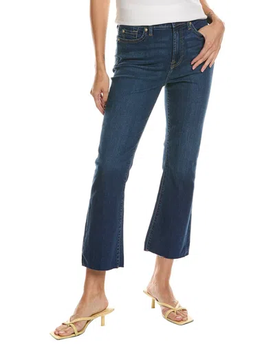 7 For All Mankind High-waist Slim Kick Opal Slim Jean In Multi