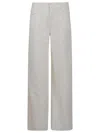 7 For All Mankind High-waist Wide-leg Linen Blend Jeans