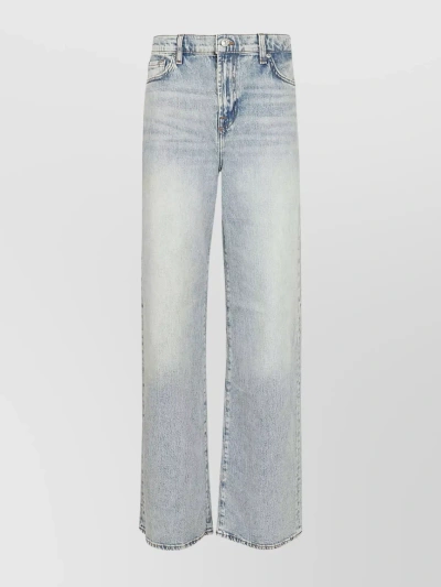 7 For All Mankind Scout High-rise Straight-leg Jeans In Blue