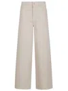 7 For All Mankind High-waisted Denim Jeans With Relaxed Fit In Neutral