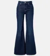 7 For All Mankind High-waisted Flared Jeans In Blue