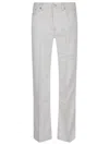 7 For All Mankind High-waisted Flared Jeans In White