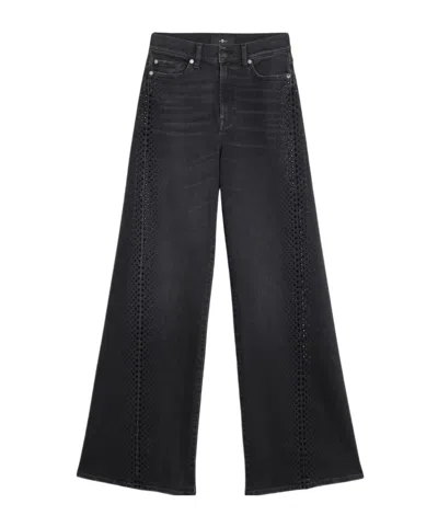 7 FOR ALL MANKIND HIGH-WAISTED JEANS