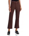 7 FOR ALL MANKIND HIGH WAISTED SLIM KICK FLARE JEANS IN BRUNETTE & CAFE CREMA