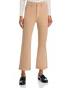 7 For All Mankind High Waisted Slim Kick Flare Jeans In Brunette & Cafe Crema In Cafe Crema