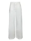 7 For All Mankind High-waisted White Jeans With Relaxed Silhouette In White