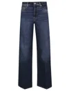 7 For All Mankind High-waisted Wide Leg Jeans In Blue