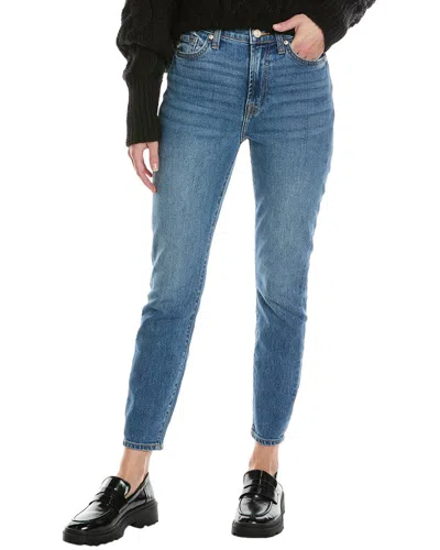 7 For All Mankind High-waist Gwenevere Ankle Cut Jean In Multi