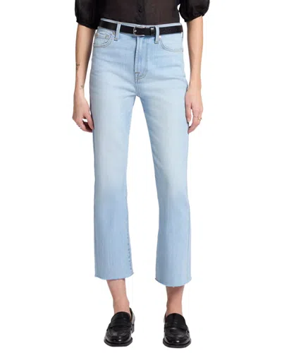 7 For All Mankind High-waist Slim Kick Tammy 1 Flare Leg Jean In Blue