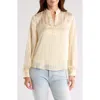 7 For All Mankind Holiday Stripe Long Sleeve Top