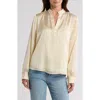 7 For All Mankind Holiday Stripe Long Sleeve Top In Caml Pld