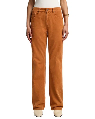 7 For All Mankind Honey Mustard Tess Trouser Jean In Hym-honey Mustard