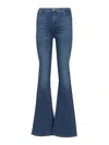 7 For All Mankind Hw Ali Neptune Flared Jeans In Blue