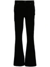 7 For All Mankind Hw Ali Trousers In 黑色