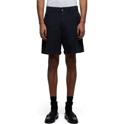 7 For All Mankind Hybrid Jogger Shorts In Blue