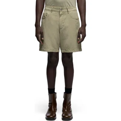 7 For All Mankind Hybrid Jogger Shorts In Neutral