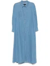 7 For All Mankind Ivy Maxi Dress In Blue