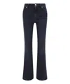 7 For All Mankind Illusion Space Mid-rise Bootcut Jeans In Black