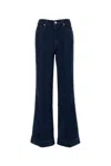 7 For All Mankind High-waisted Wide-leg Denim Jeans With Relaxed Fit In Blue