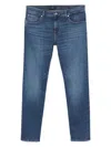 7 For All Mankind Elastam Slim Tapered Jeans In Blue