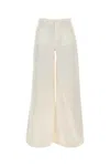 7 For All Mankind Willow High Rise Wide Leg Jeans In Linen Ostuni
