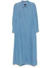 7 For All Mankind Ivy Maxi Dress In Blue